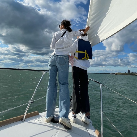 MOUSSY VINTAGE :
ODESSA DISTRESSED WIDE STRAIGHT-LEG JEANS vintage jeans - Picture 3 of 3